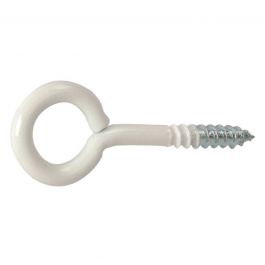 4 SCREW EYE PLASTIC-COATED STEEL B