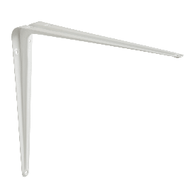 NERVED SIDING BRACKET D30xL25CM 20KG WHITE