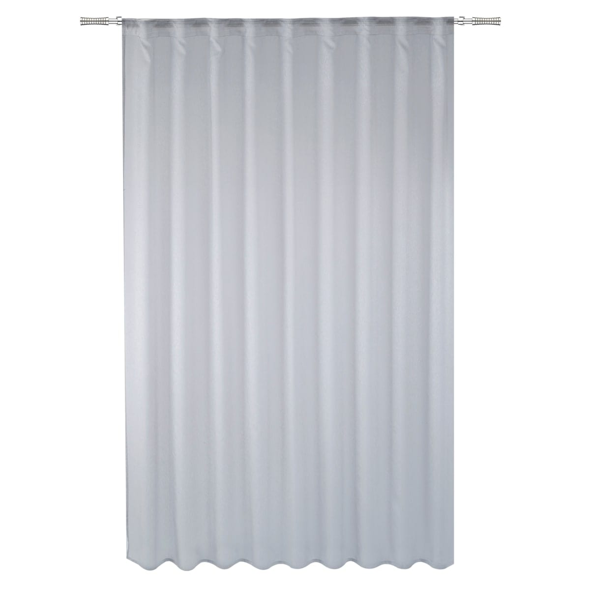 Bricocenter SOFTY GREY FILTER CURTAIN 200X280 CM WITH CONCEALED LOOP AND WEBBING