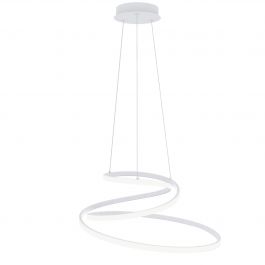 COASTER METAL CHANDELIER WHITE 60X31CM LED 60W 6900LM CCT