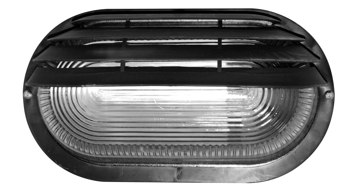 CESENA PLASTIC WALL SCONCE BLACK 27X12X15CM E27=60W IP54