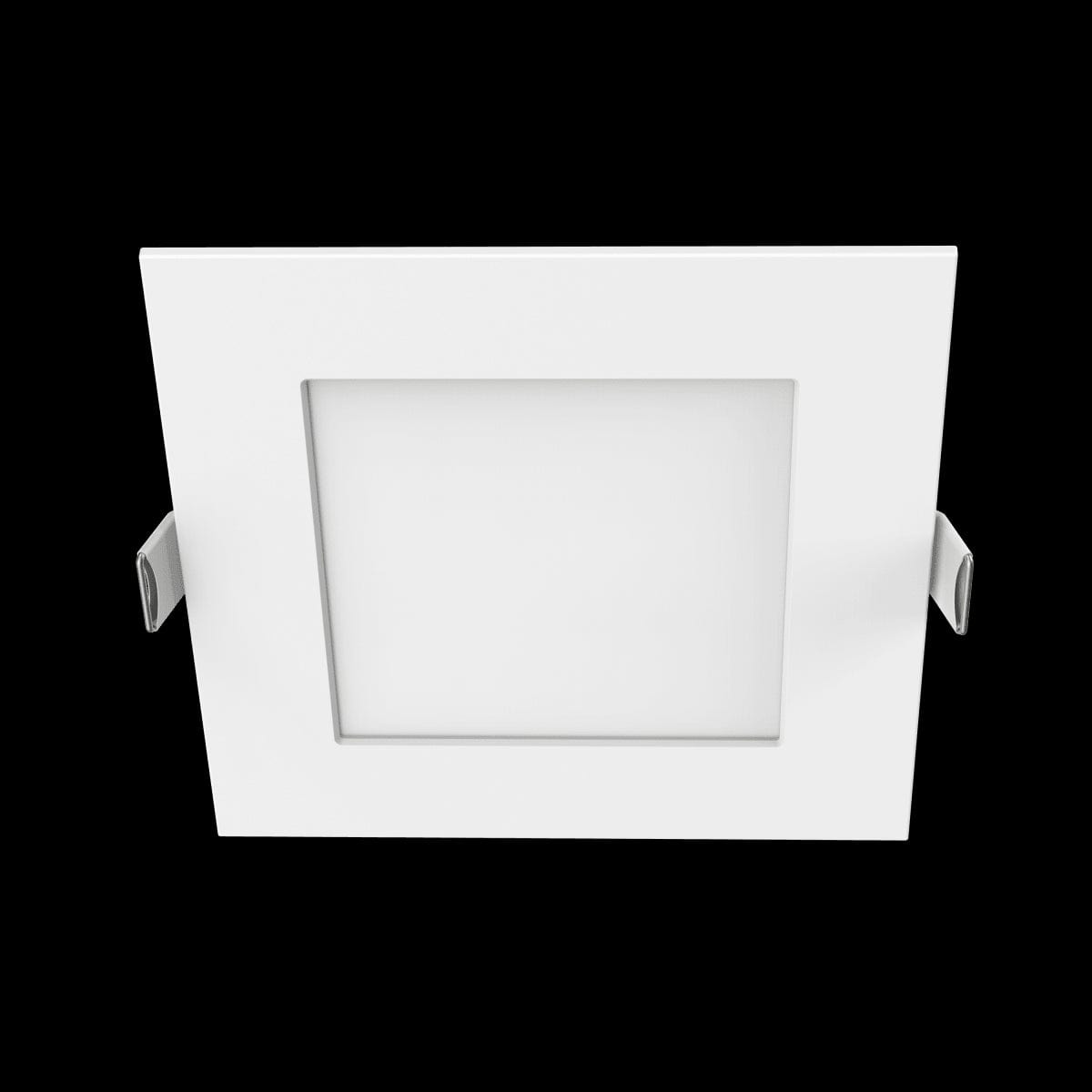 Bricocenter RECESSED SPOTLIGHT EXTRAFLAT ALUMINIUM WHITE 10.8X10.8CM LED 10.2W CCT DIMMABLE IP44