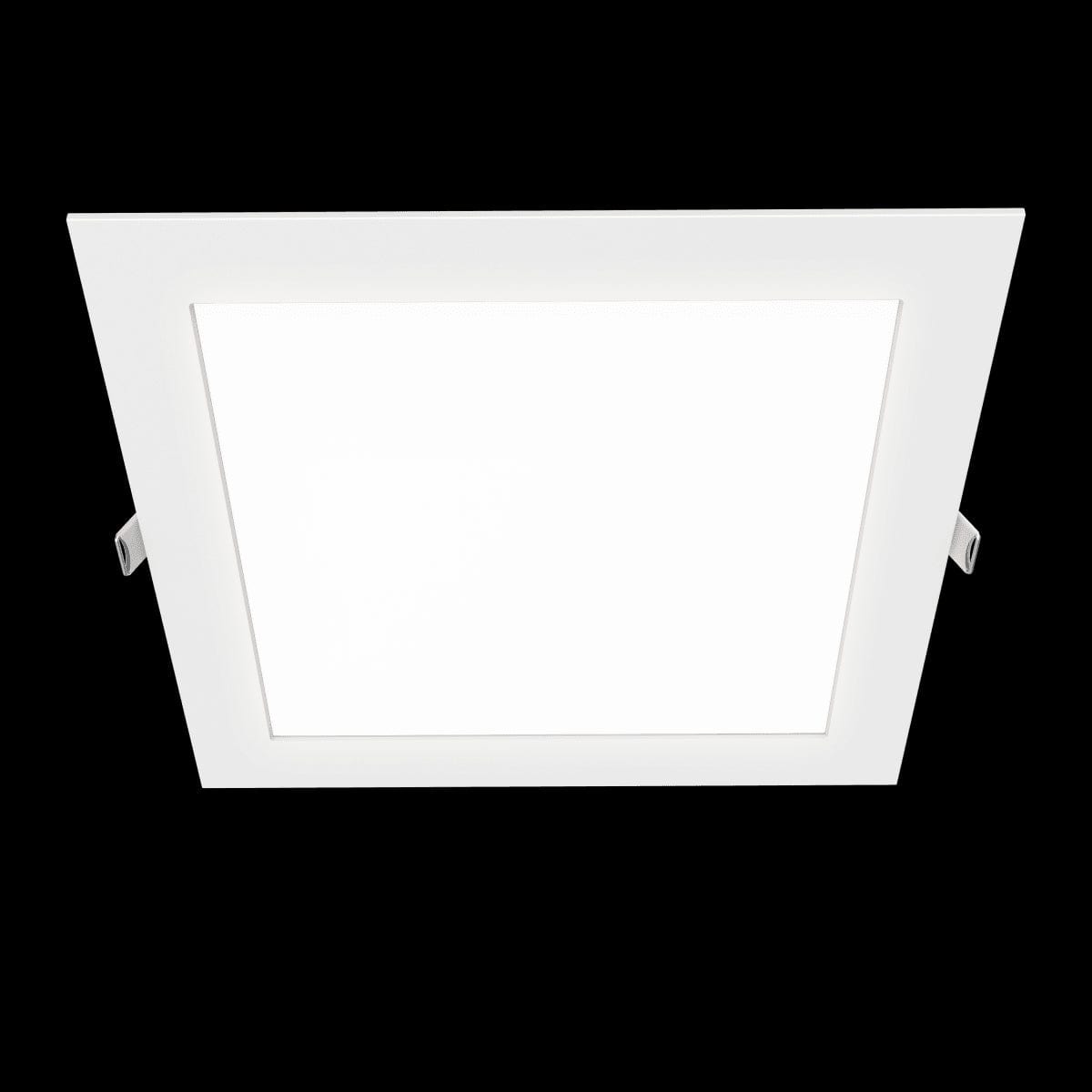 Bricocenter RECESSED SPOTLIGHT EXTRAFLAT ALUMINIUM WHITE 15.5X15.5CM LED 12W CCT DIMMABLE IP44