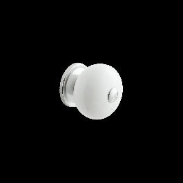 1 GABI D 40 MM WHITE PORCELAIN KNOB