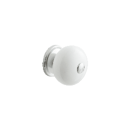 1 GABI D 40 MM WHITE PORCELAIN KNOB