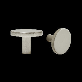 2 JAMY D 35 MM BRUSHED NICKEL KNOBS