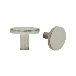 2 JAMY D 35 MM BRUSHED NICKEL KNOBS