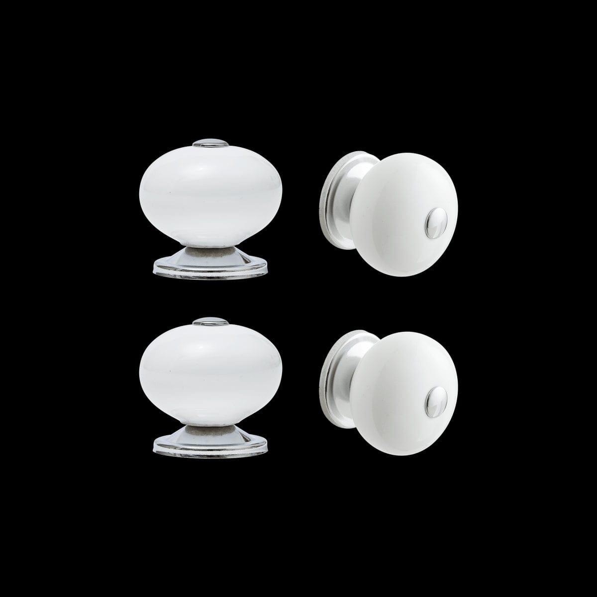 Bricocenter 4 GABI D 40 MM WHITE PORCELAIN KNOBS