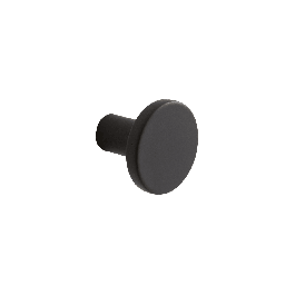 1 BENNY KNOB D 25 MM MATT BLACK ALUMINIUM