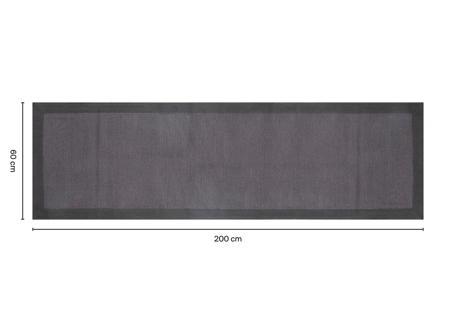Bricocenter DARK GREY PLAIN MAT 60X200CM COTTON