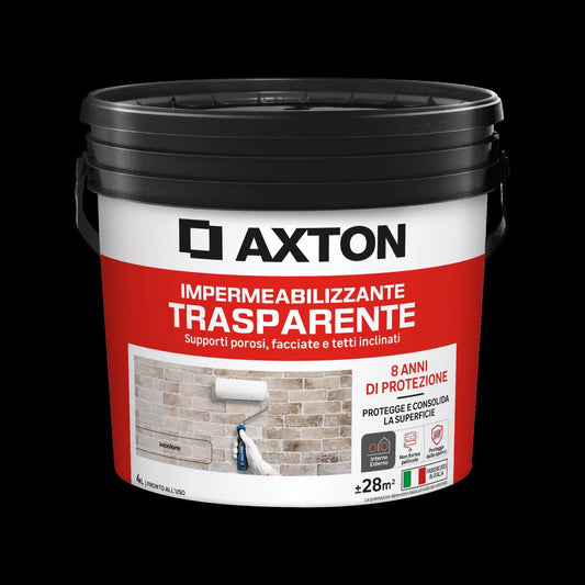 Bricocenter TRANSPARENT WATERPROOFING FOR WALLS AND PITCHED ROOFS AXTON 4 LT