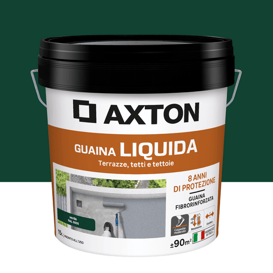 Axton green liquid waterproofing membrane, 15 litres