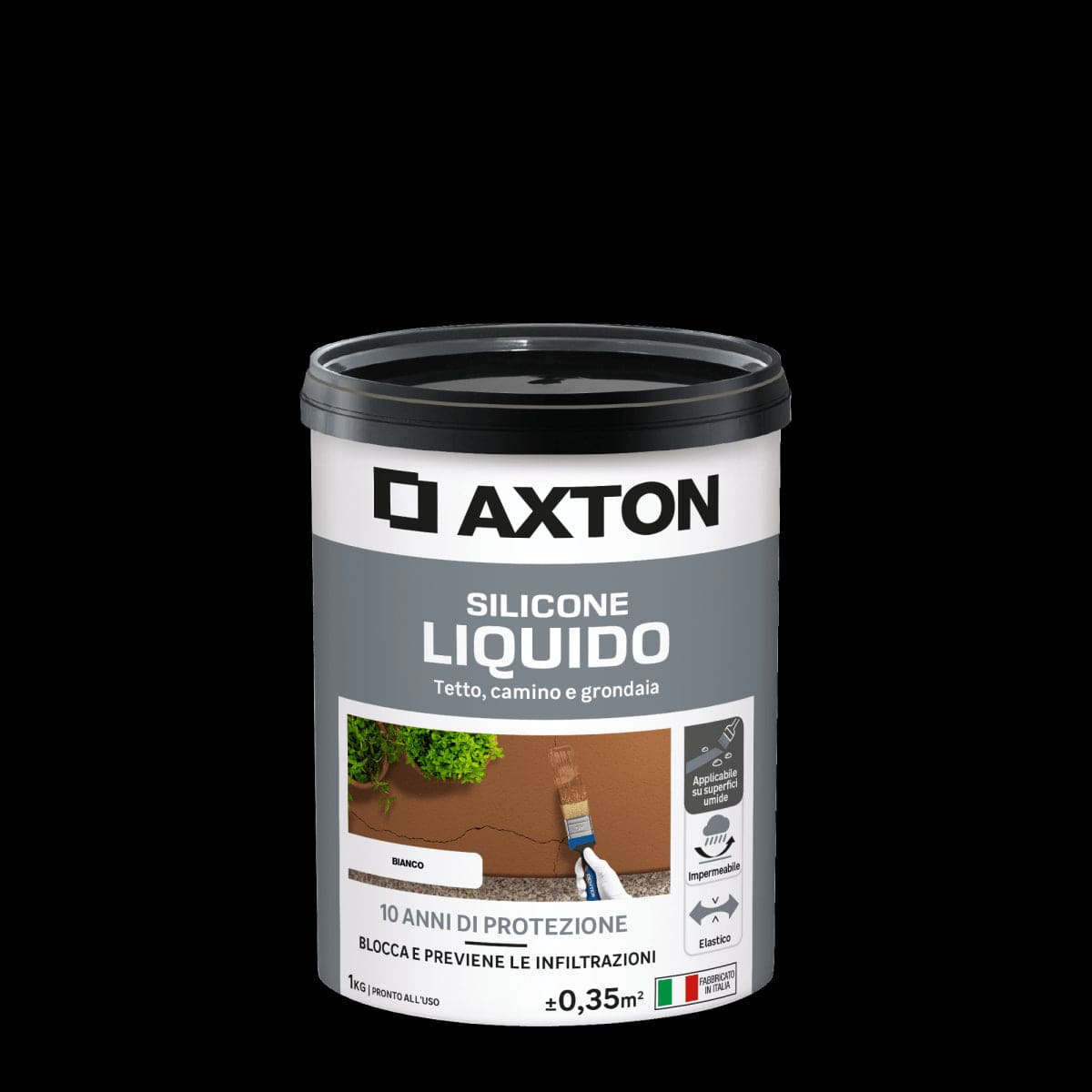 Bricocenter WATERPROOFING LIQUID WHITE SILICONE AXTON 1 KG