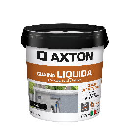 BLACK FIBER-REINFORCED WATERPROOFING LIQUID SHEATHING AXTON 4 LT