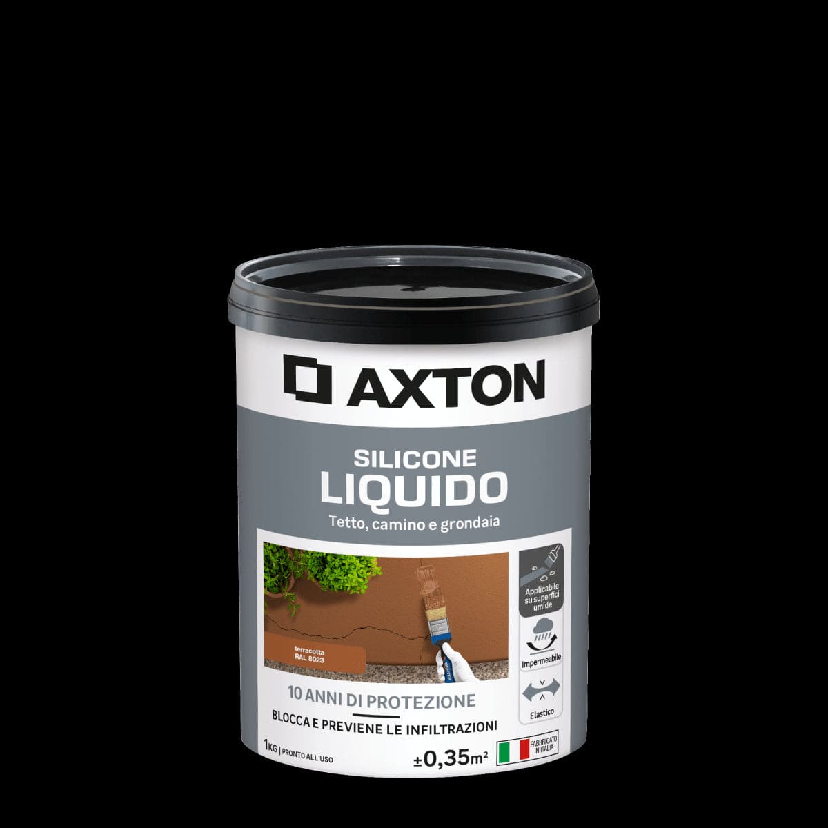 Bricocenter WATERPROOFING LIQUID SILICONE TERRACOTTA AXTON 1 KG