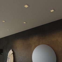 RECESSED SPOTLIGHT EXTRAFLAT ALUMINIUM WHITE 8.5X8.5CM LED 5.5W CCT DIMMABLE IP44