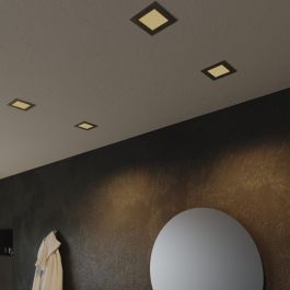 RECESSED SPOTLIGHT EXTRAFLAT SATIN NICKEL 10.8X10.8CM LED 10.2W CCT DIMMABLE IP44