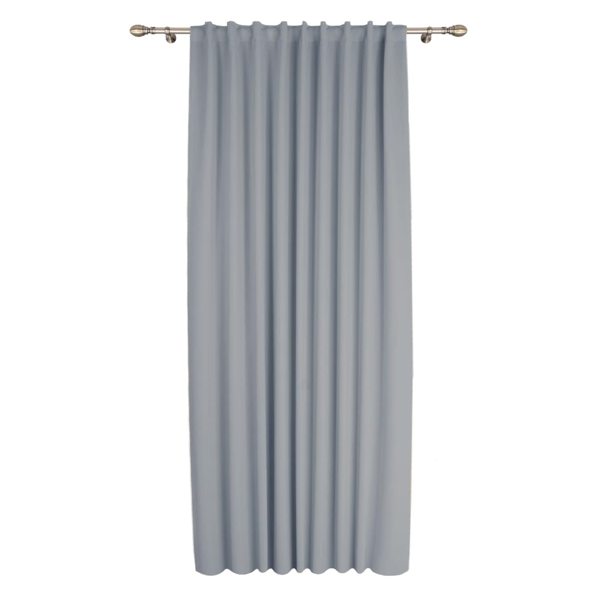 Bricocenter CAROL GREY GRANITE CURTAIN 200X280 CM WEBBING AND CONCEALED HANGING LOOP