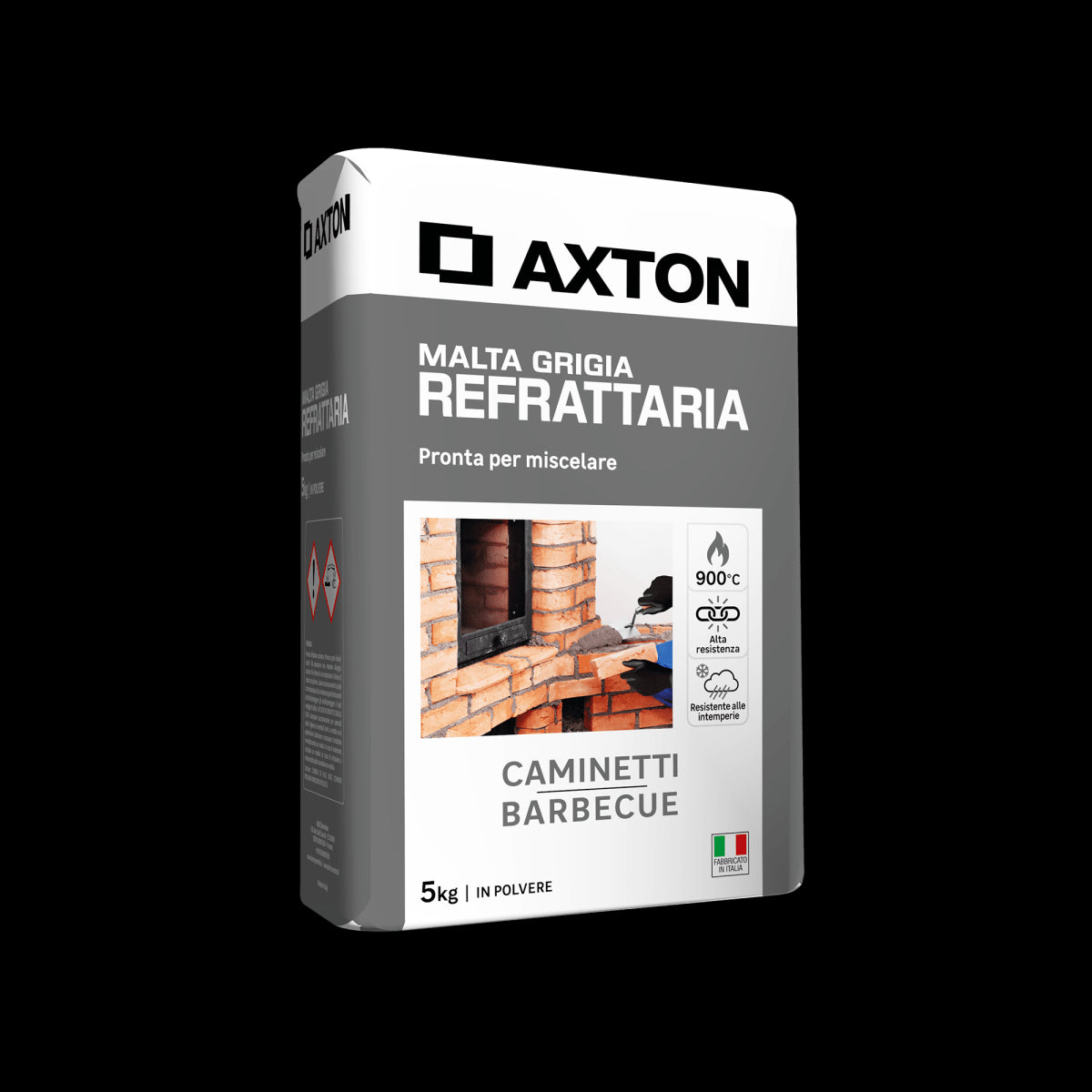 AXTON GREY REFRACTORY MORTAR 5 KG