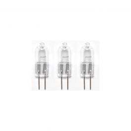 3 G4 HALOGEN BULBS =10W