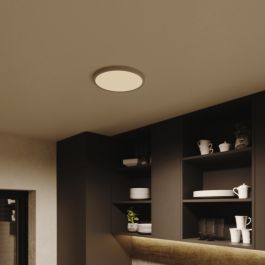 SANOA ALUMINIUM CEILING LIGHT WHITE 30X2CM LED 28W CCT DIMMABLE IP44