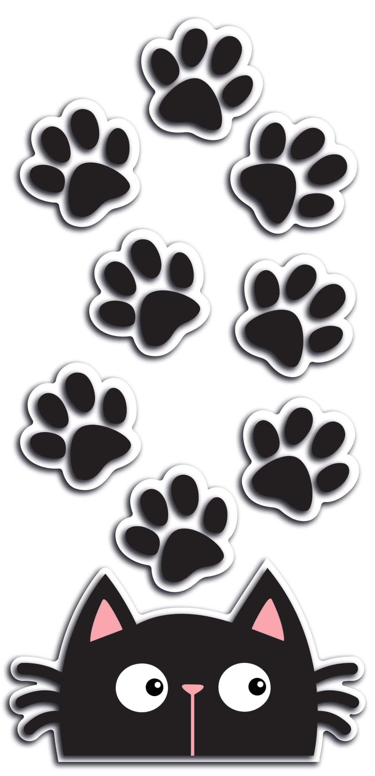 Bricocenter FOAM CAT & PAWS STICKER 15,5X34CM