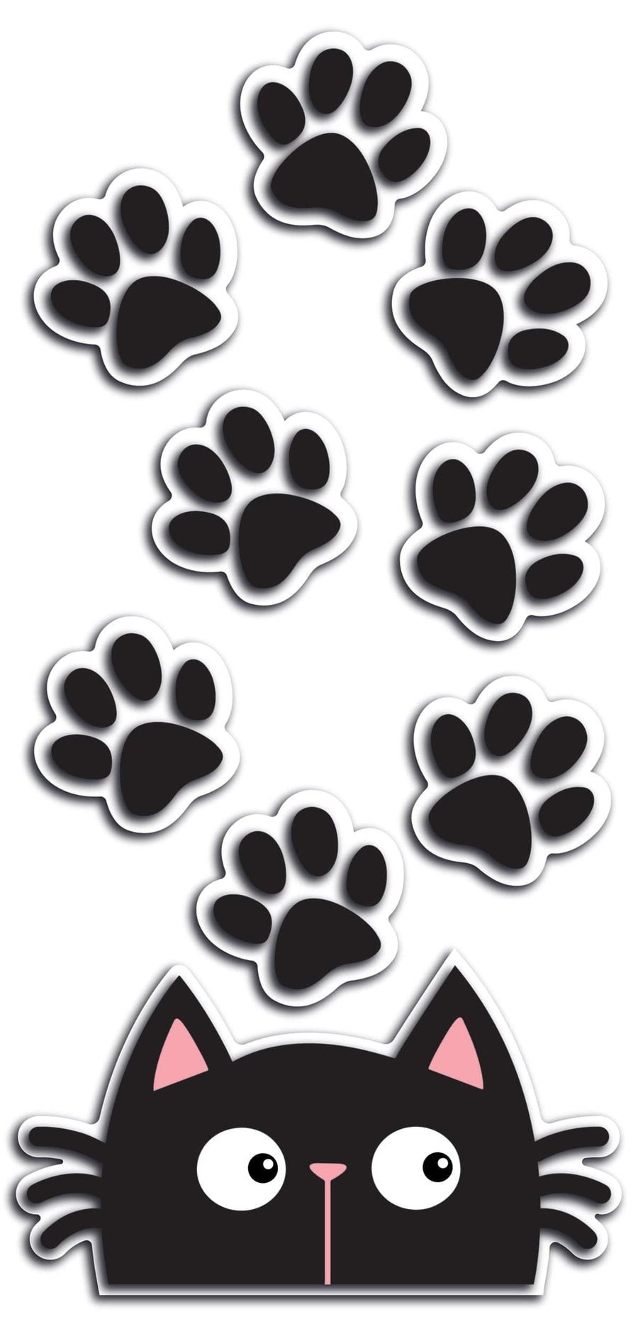 Bricocenter FOAM CAT & PAWS STICKER 15,5X34CM