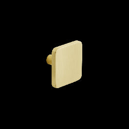 4 KEO 40MM KNOBS IN MATT BRUSHED BRASS