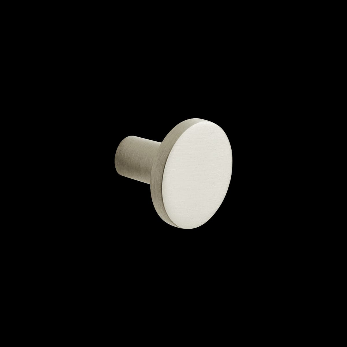 Bricocenter 4 BENNY KNOBS D 25 MM IN POLISHED BRUSHED NICKEL