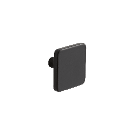4 KEO 40 MM BLACK ALUMINIUM KNOBS