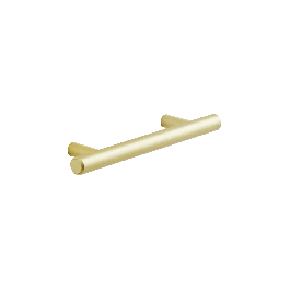 1 SARA HANDLE WITH 96 MM CENTRE DISTANCE IN MATT BRUSHED BRASS
