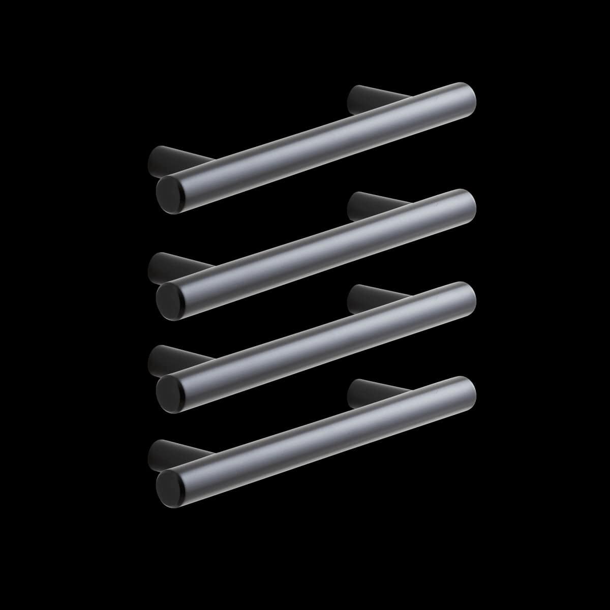 Bricocenter 4 SARA HANDLES WITH 96 MM SPACING IN MATT BLACK METAL