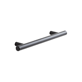 1 HANDLE SARA 128 MM CENTRE DISTANCE IN MATT BLACK METAL