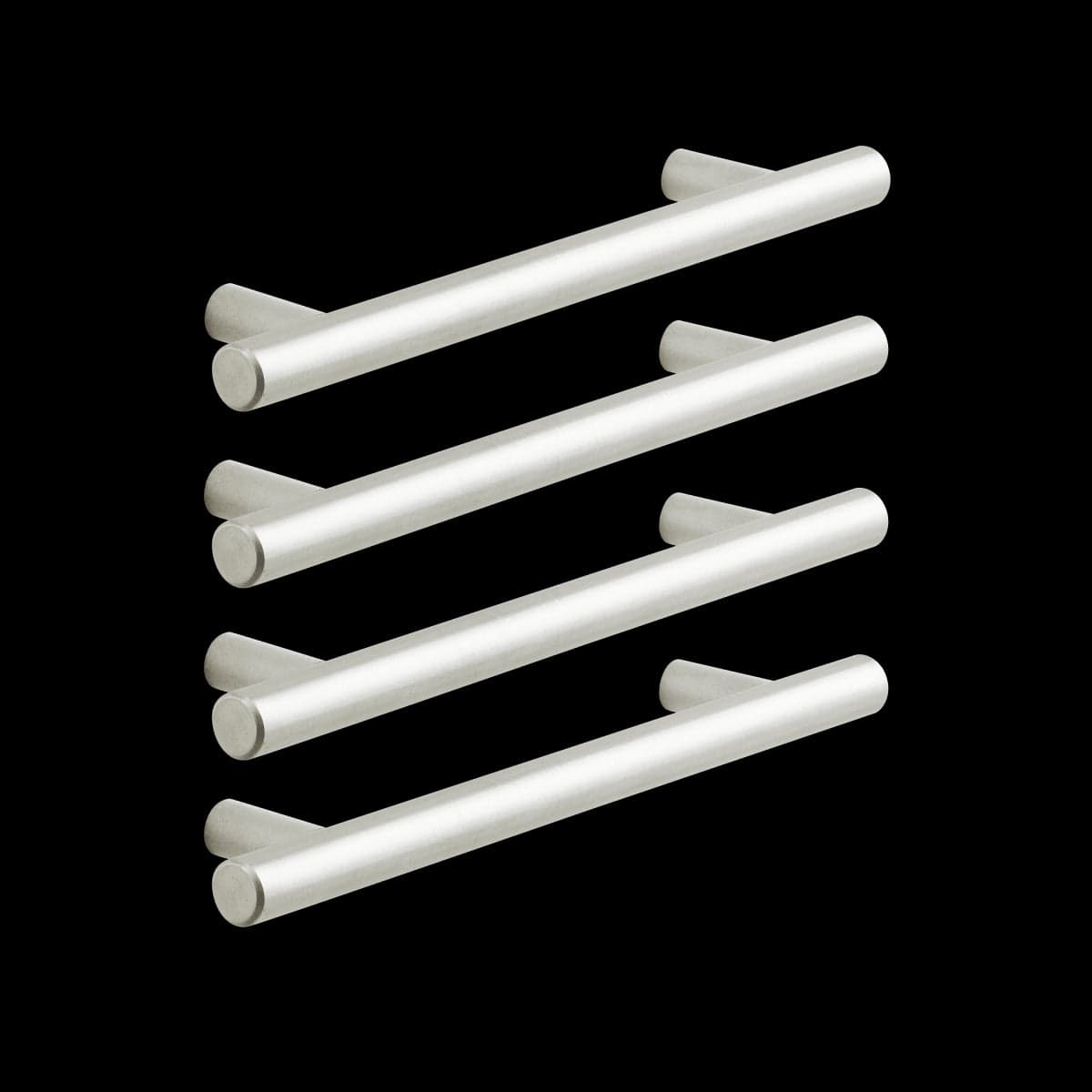 Bricocenter 4 SARA HANDLES WITH 128 MM SPACING IN POLISHED BRUSHED NICKEL