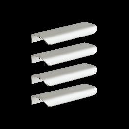 4 ELEMENT HANDLES 96MM WHEELBASE IN SATIN ALUMINUM