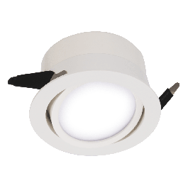 RECESSED SPOTLIGHT LINDI ALUMINUM WHITE D8.3 CM LED 6W NATURAL LIGHT ADJUSTABLE IP65