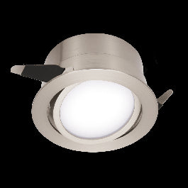 LINDI NICKEL ALUMINIUM RECESSED SPOTLIGHT D8.3 CM LED 6W NATURAL LIGHT ADJUSTABLE IP65