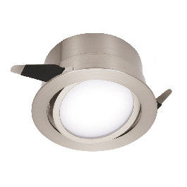 LINDI NICKEL ALUMINIUM RECESSED SPOTLIGHT D8.3 CM LED 6W NATURAL LIGHT ADJUSTABLE IP65