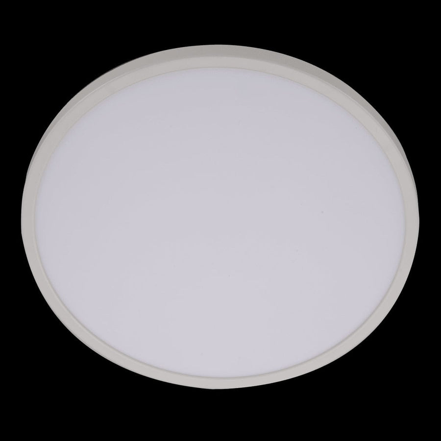 Bricocenter SANOA ALUMINIUM CEILING LIGHT WHITE 40X2CM LED 28W CCT DIMMABLE IP44