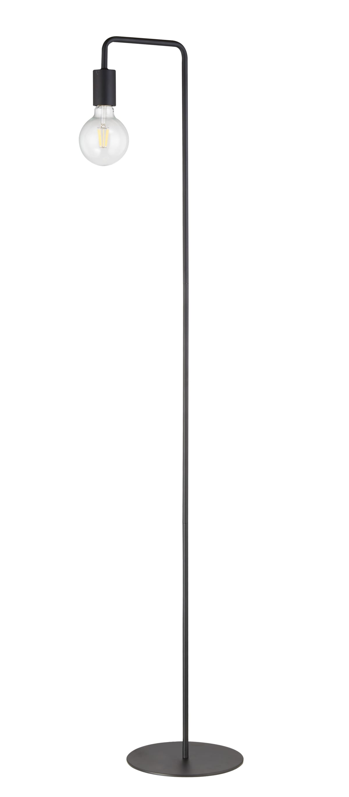 LINA FLOOR LAMP METAL BLACK H138CM E27=60W