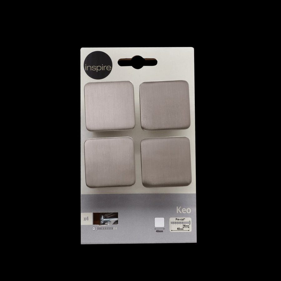 Bricocenter 4 KEO 40 MM BRUSHED NICKEL KNOBS