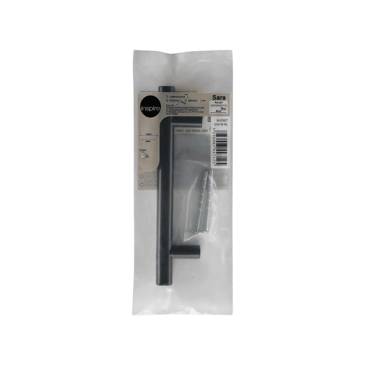 1 HANDLE WILL BE 96MM SPACING IN METAL