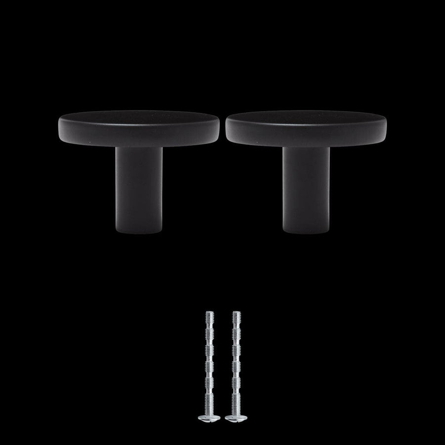 Bricocenter 2 JAMY D 35 MM MATT BLACK ALUMINIUM KNOBS