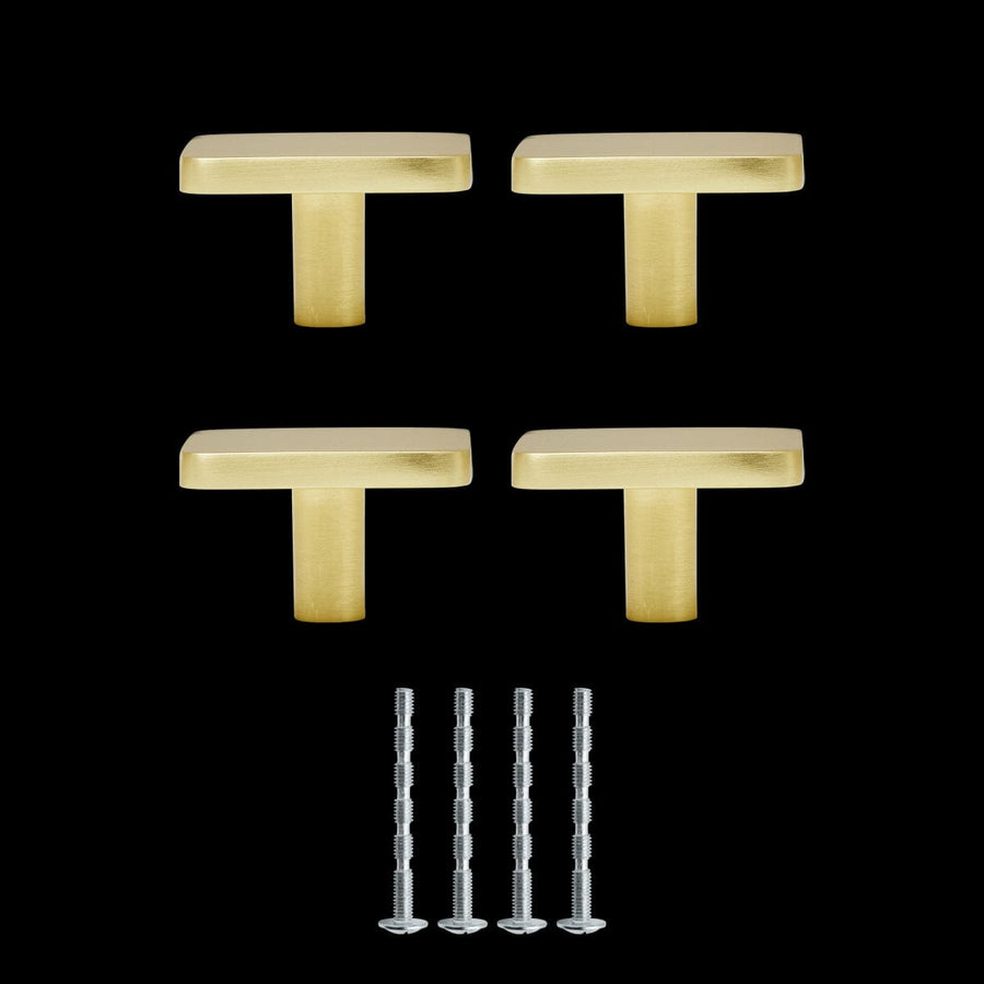 Bricocenter 4 KEO 40MM KNOBS IN MATT BRUSHED BRASS