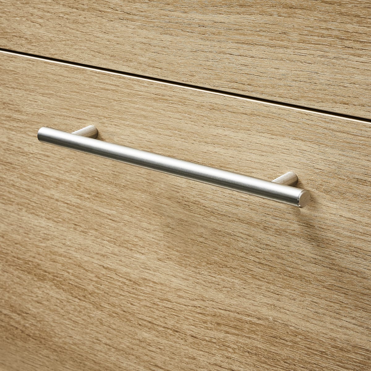 Bricocenter 4 SARA HANDLES WITH 160 MM SPACING IN POLISHED BRUSHED NICKEL