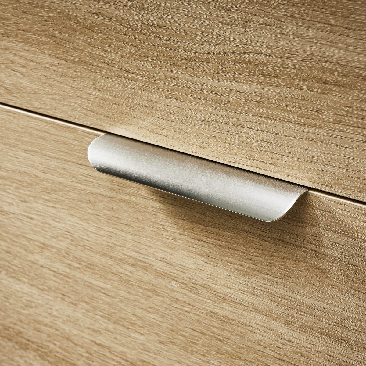 4 ELEMENT HANDLES 96MM WHEELBASE IN SATIN ALUMINUM