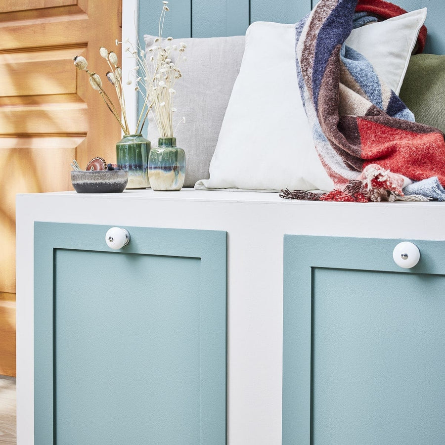 Bricocenter 4 GABI D 40 MM WHITE PORCELAIN KNOBS