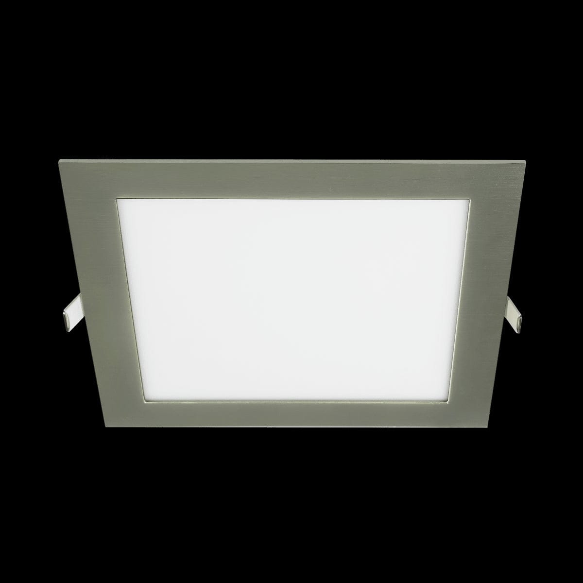 RECESSED SPOTLIGHT EXTRAFLAT SATIN NICKEL 20.5X20.5 CM LED 20W CCT DIMMABLE IP44