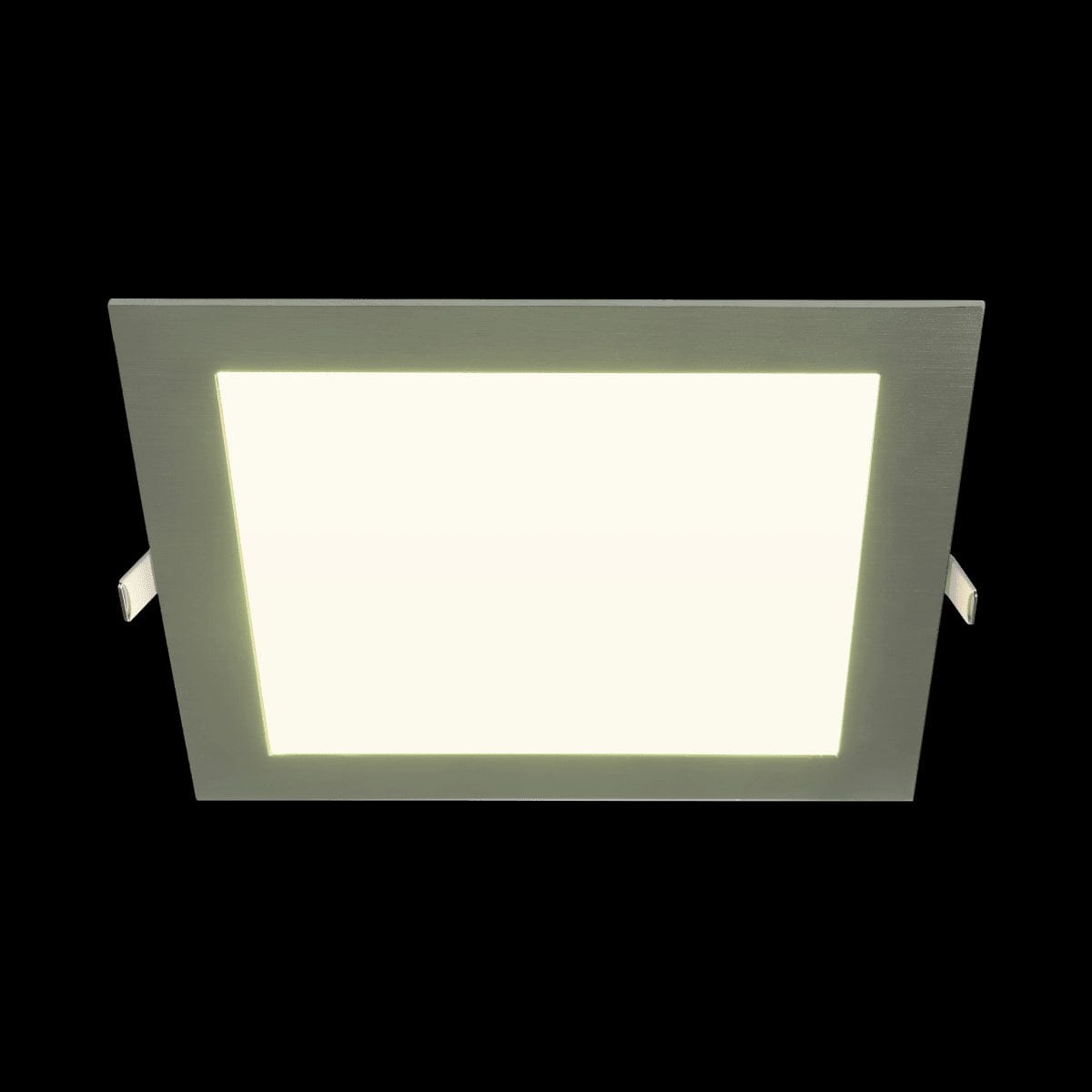 RECESSED SPOTLIGHT EXTRAFLAT SATIN NICKEL 20.5X20.5 CM LED 20W CCT DIMMABLE IP44