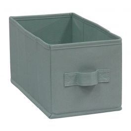 SPACEO KUB BASKET W15xD31xH15CM IN FABRIC LAGUNA COLOUR